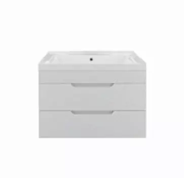 Тумба подвесная с умывальником TOPPUS Fest, глянцевая