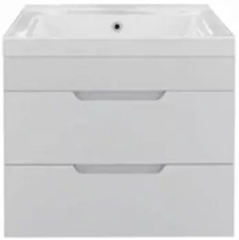 Тумба подвесная с умывальником TOPPUS Fest, глянцевая