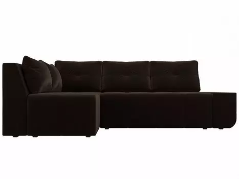 Угловой диван Амадэус микровельвет левый