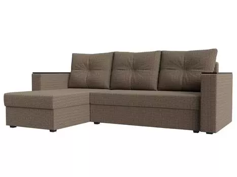 Угловой диван Атланта Лайт Б/С левый угол Рогожка Корфу 03