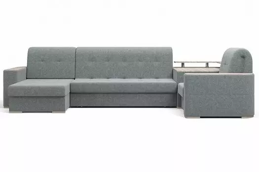 Угловой диван Ибица с креслом и столиком Doris 03