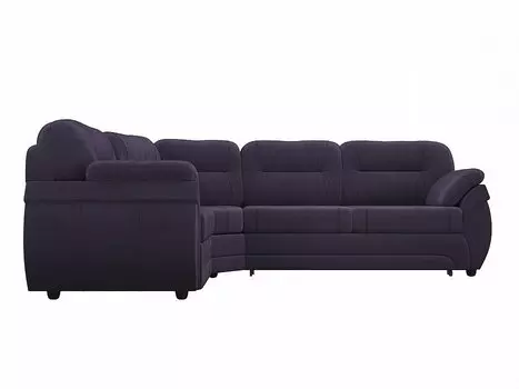 Диван угловой Бруклин левый Велюр Фиолетовый