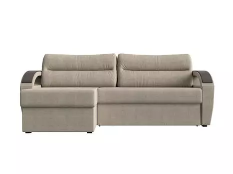 Угловой диван левый Форсайт Рогожка Бежевый