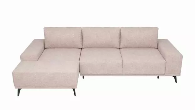 Угловой диван Марсель Рогожка Бежевый угол Левый