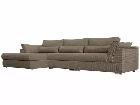 Угловой диван Пекин Long угол левый рогожка корфу 03