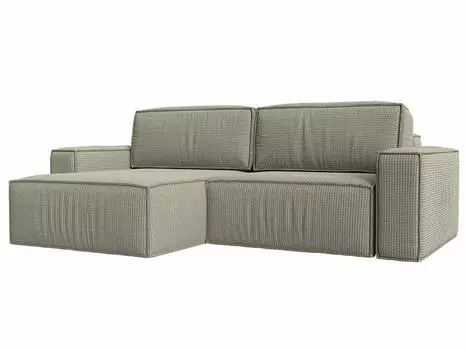 Угловой диван Прага классик левый угол, рогожка, корфу 02