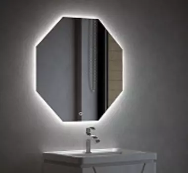 Зеркало LED Каре V, 8 граней, сенсор