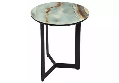 Журнальный стол Роб D-450 мрамор голубой