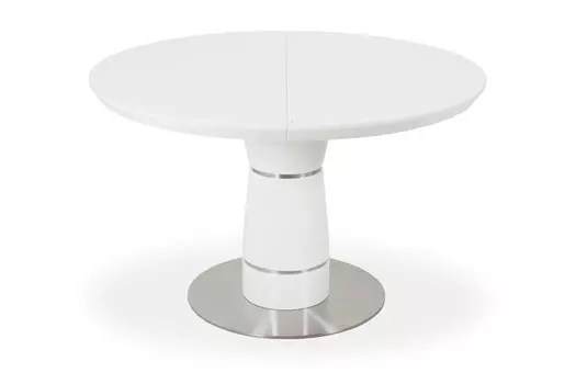 Стол лакированный обеденный раскладной SOLOMON – Круглый