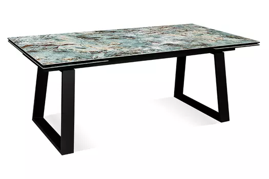 Стол обеденный раздвижной ROVENA MALAHIT CER – Прямоугольный