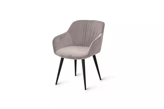 Стул для гостиной металлический B146 – светло-серый