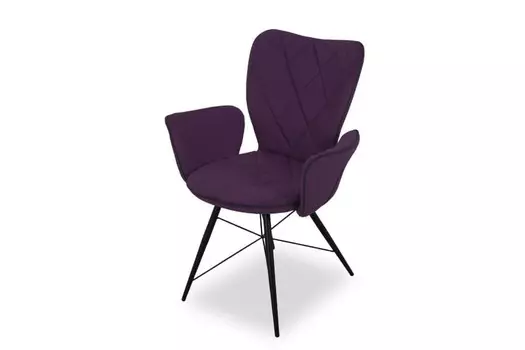 Стул для гостиной металлический B192 – фиолетовый