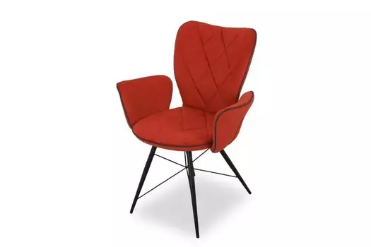 Стул для гостиной металлический B192 – терракотовый