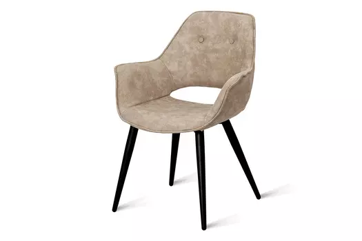 Стул для гостиной металлический B801 – латте