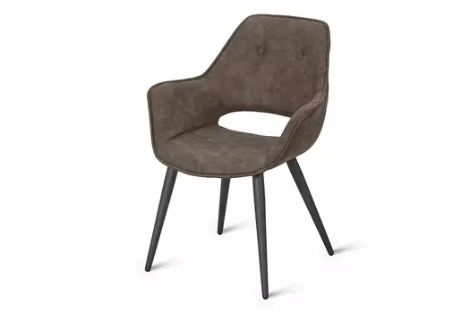 Стул для гостиной металлический B801 – табак