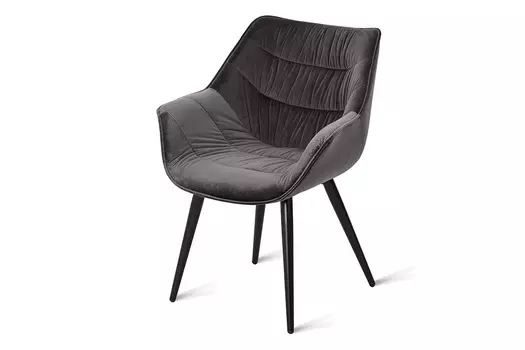 Стул для гостиной металлический B805 – темно-серый