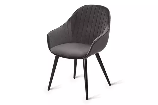 Стул для гостиной металлический B811 – темно серый