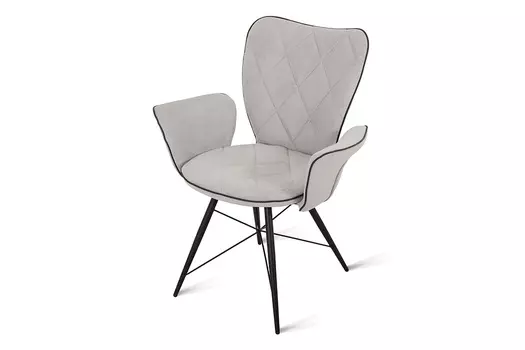 Стул для кухни металлический B192 – серый