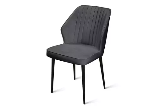 Стул обеденный металлический B141 – пепельно-серый