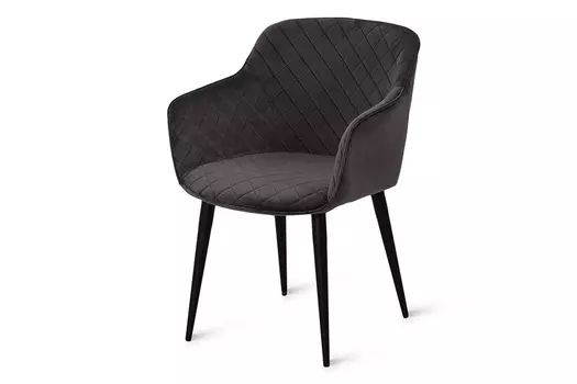 Стул обеденный металлический B142 – темно-серый