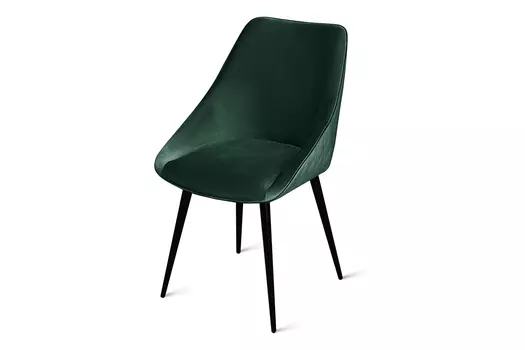 Стул обеденный металлический B213-m - темно-зеленый