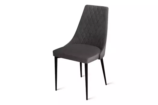 Стул обеденный металлический B240 – серо-коричневый