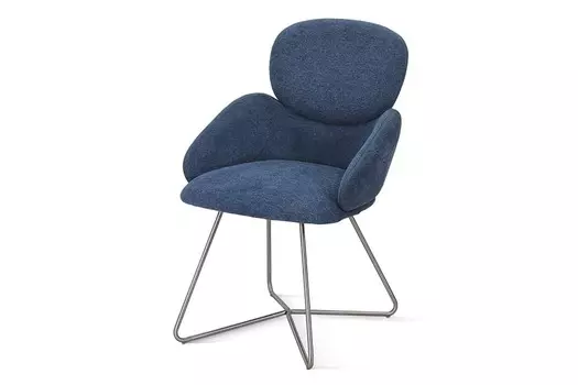 Стул обеденный металлический B303 – темно-синий