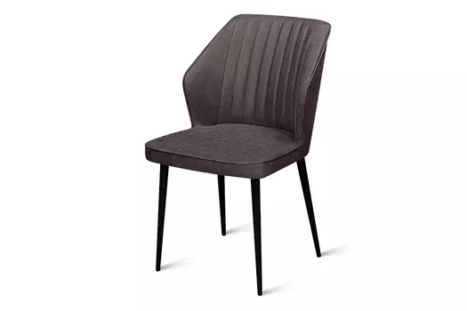 Стул обеденный металлический B441 – серо-коричневый