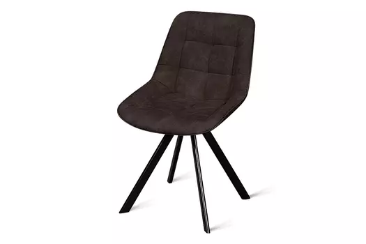 Стул обеденный металлический B607-m – шоколад