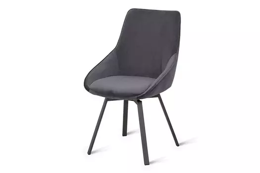 Стул обеденный металлический B813 – темно серый