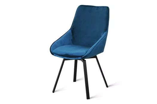 Стул обеденный металлический B813 – темно-синий