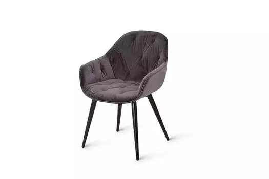 Стул обеденный металлический B817 – темно-серый