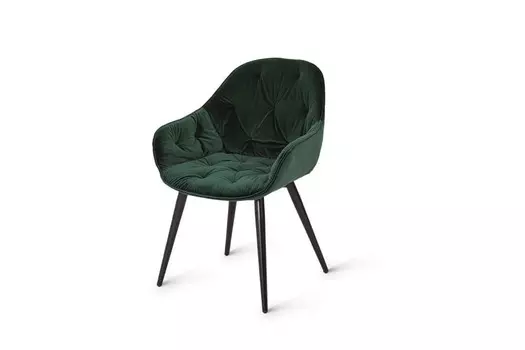 Стул обеденный металлический B817 – темно-зеленый