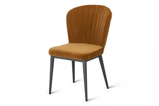 Стул обеденный металлический B821 – горчица