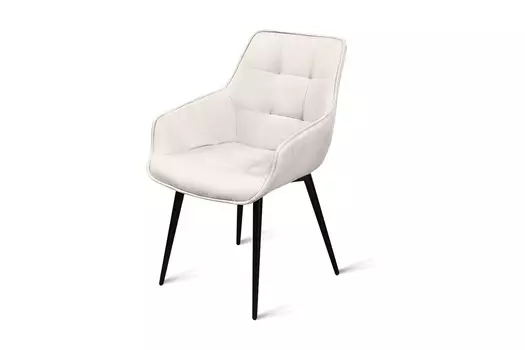 Стул обеденный металлический B915 – слоновая кость