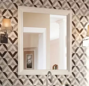 Белое настенное зеркало Pompei 60 (Kerama Marazzi)