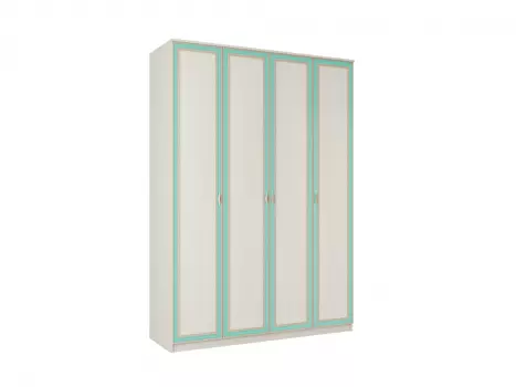 Четырехстворчатый шкаф для одежды 06.39 Миндаль (Олмеко)