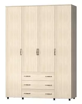 Четырехстворчатый шкаф Гармония ЛДСП (Премиум)