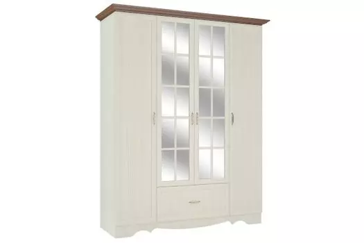 Четырехстворчатый шкаф Латте 4 (Атлант)