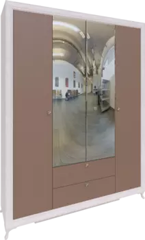 Четырехстворчатый шкаф М01 Саванна (Риннер)