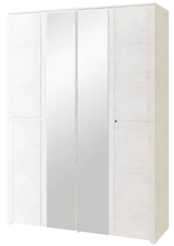 Четырехстворчатый шкаф с зеркалом №16 Твист (Ижмебель)