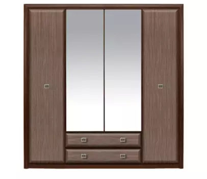 Четырехстворчатый шкаф SZF4D2S Коен (BRW)