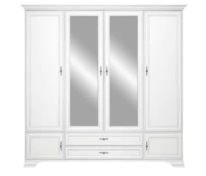 Четырехстворчатый шкаф SZF 6D2S Кентаки (BRW)