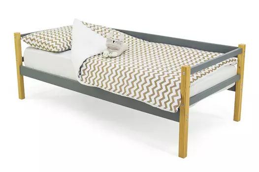 Детская деревянная кровать-тахта Skogen дерево-графит (Бельмарко)