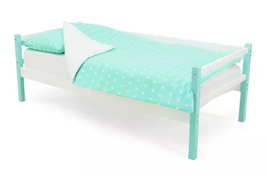 Детская деревянная кровать-тахта Skogen мятно-белый (Бельмарко)