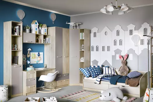 Детская комната АКВАРЕЛЬ КАПУЧИНО КОМПЛЕКТАЦИЯ 1 СИЛ