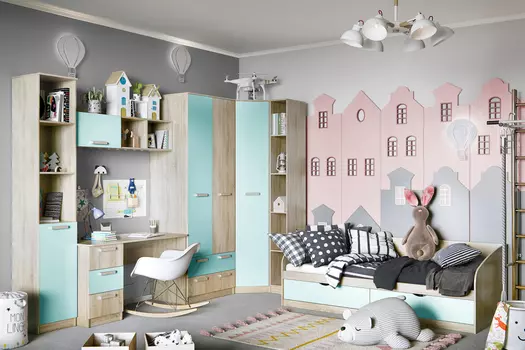 Детская комната АКВАРЕЛЬ КЭНДИ КОМПЛЕКТАЦИЯ 1 СИЛ