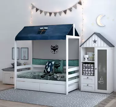 Детская кровать Cozy 0 (Nuki-Tuki)