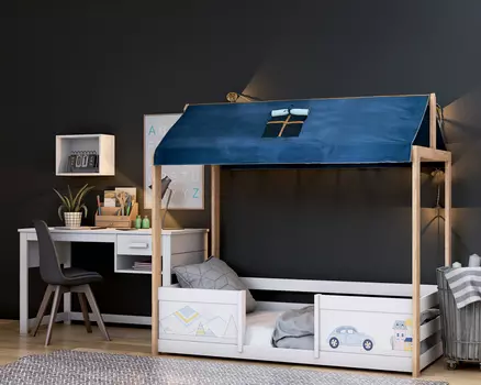 Детская кровать Cozy 2 c УФ вставкой (Nuki-Tuki)