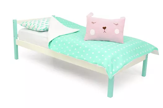 Детская кровать Skogen classic мятно-белый (Бельмарко)
